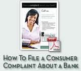 How To File a Consumer Complaint About a Bank PDF Brochure